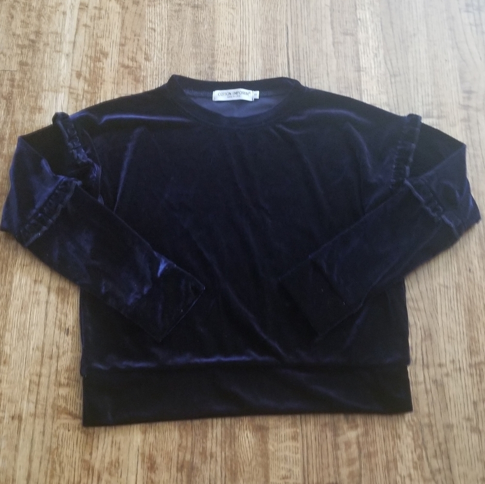 Cotton Emporium Velvet Top